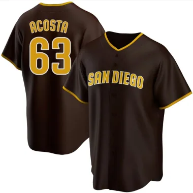Daison Acosta Youth Replica San Diego Padres Brown Road Jersey