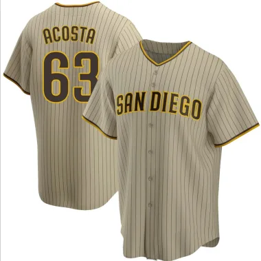 Daison Acosta Youth Replica San Diego Padres Sand/Brown Alternate Jersey