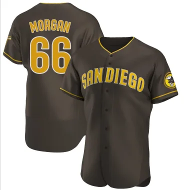 David Morgan Men's Authentic San Diego Padres Brown Road Jersey