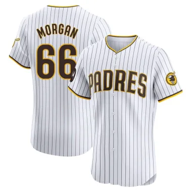 David Morgan Men's Elite San Diego Padres White Home Patch Jersey