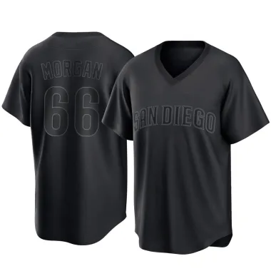 David Morgan Men's Replica San Diego Padres Black Pitch Fashion Jersey