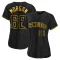 David Morgan Women's Authentic San Diego Padres Black Snake Skin City Jersey
