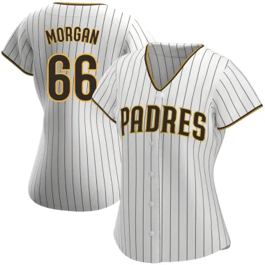 David Morgan Women's Authentic San Diego Padres White/Brown Home Jersey