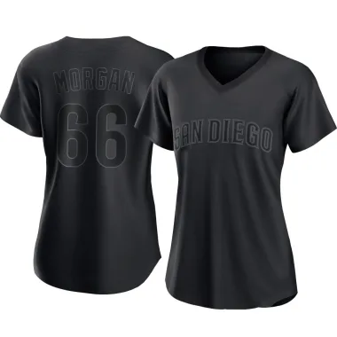 David Morgan Women's Replica San Diego Padres Black Pitch Fashion Jersey
