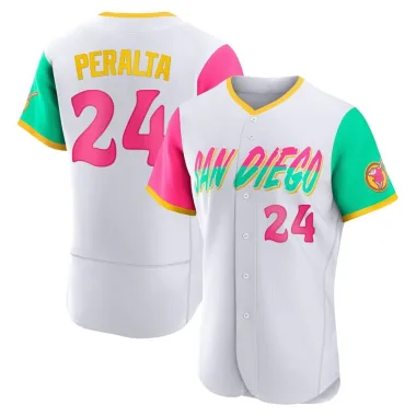 David Peralta Men's Authentic San Diego Padres White 2022 City Connect Jersey