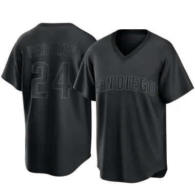 David Peralta Men's Replica San Diego Padres Black Pitch Fashion Jersey