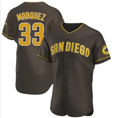 German Marquez Men's Authentic San Diego Padres Brown Road Jersey