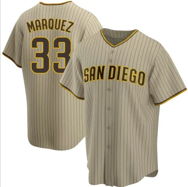 German Marquez Men's Replica San Diego Padres Sand/Brown Alternate Jersey