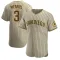 Jackson Merrill Men's Authentic San Diego Padres Tan/Brown Alternate Jersey