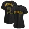 Jackson Merrill Women's Replica San Diego Padres Black Snake Skin City Jersey