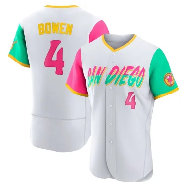 Jase Bowen Men's Authentic San Diego Padres White 2022 City Connect Jersey