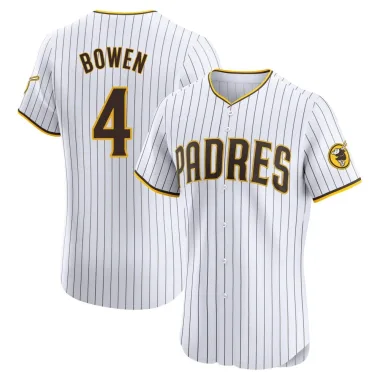 Jase Bowen Men's Elite San Diego Padres White Home Jersey