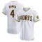 Jase Bowen Men's Elite San Diego Padres White Home Jersey