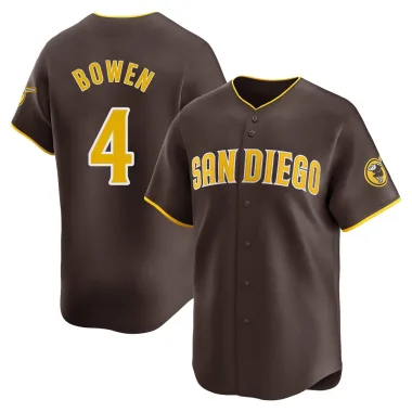 Jase Bowen Youth Limited San Diego Padres Brown Away Jersey