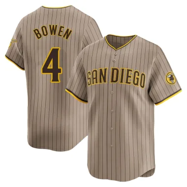 Jase Bowen Youth Limited San Diego Padres Tan Alternate Jersey