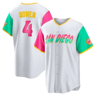 Jase Bowen Youth Replica San Diego Padres White 2022 City Connect Jersey