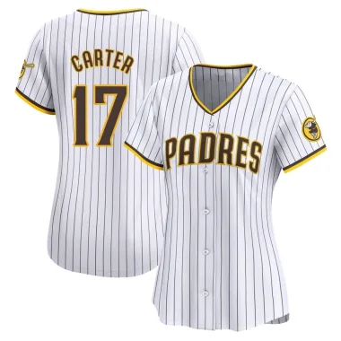 Joe Carter Women's Limited San Diego Padres White Home Jersey