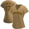 Joe Carter Women's Replica San Diego Padres Tan/Brown Alternate Jersey