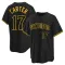 Joe Carter Youth Replica San Diego Padres Black Snake Skin City Jersey