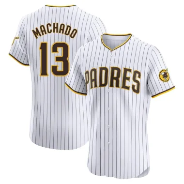 Manny Machado Men's Elite San Diego Padres White Home Jersey