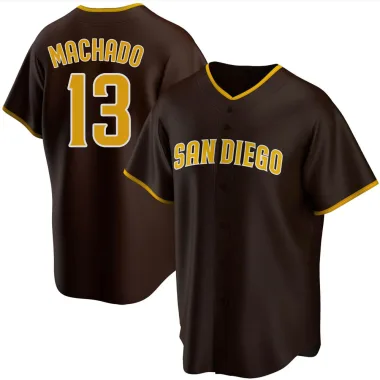 Manny Machado Youth Replica San Diego Padres Brown Road Jersey