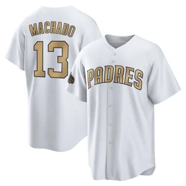 Manny Machado Youth Replica San Diego Padres White 2022 All-Star Game Jersey