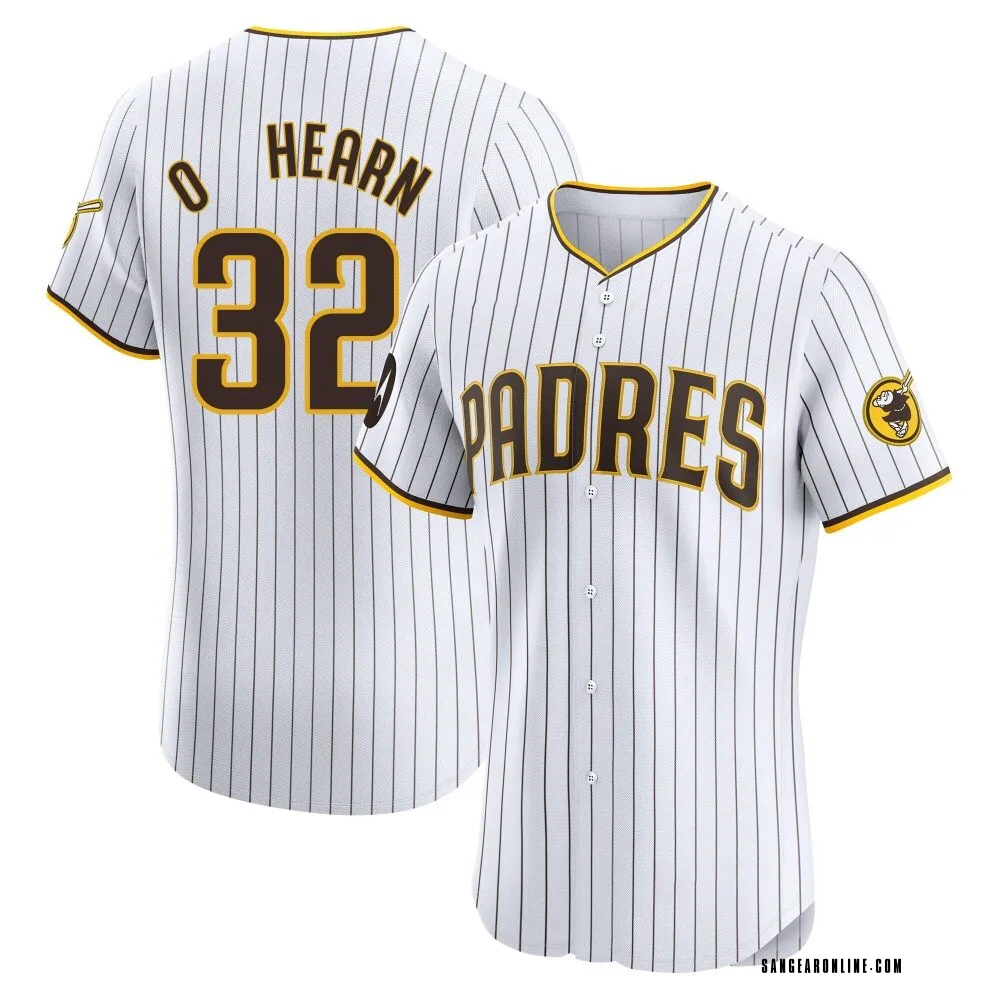 Ryan O'Hearn Men's Elite San Diego Padres White Home Patch Jersey