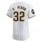 Ryan O'Hearn Men's Elite San Diego Padres White Home Patch Jersey