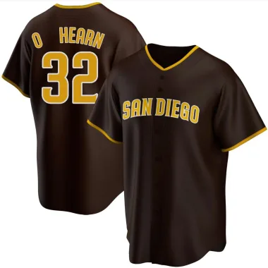 Ryan O'Hearn Men's Replica San Diego Padres Brown Road Jersey