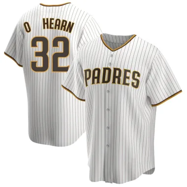Ryan O'Hearn Men's Replica San Diego Padres White/Brown Home Jersey