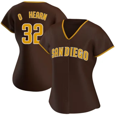 Ryan O'Hearn Women's Authentic San Diego Padres Brown Road Jersey