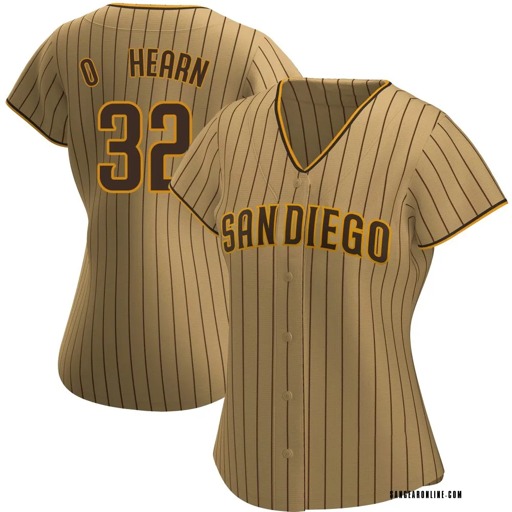 Ryan O'Hearn Women's Replica San Diego Padres Tan/Brown Alternate Jersey