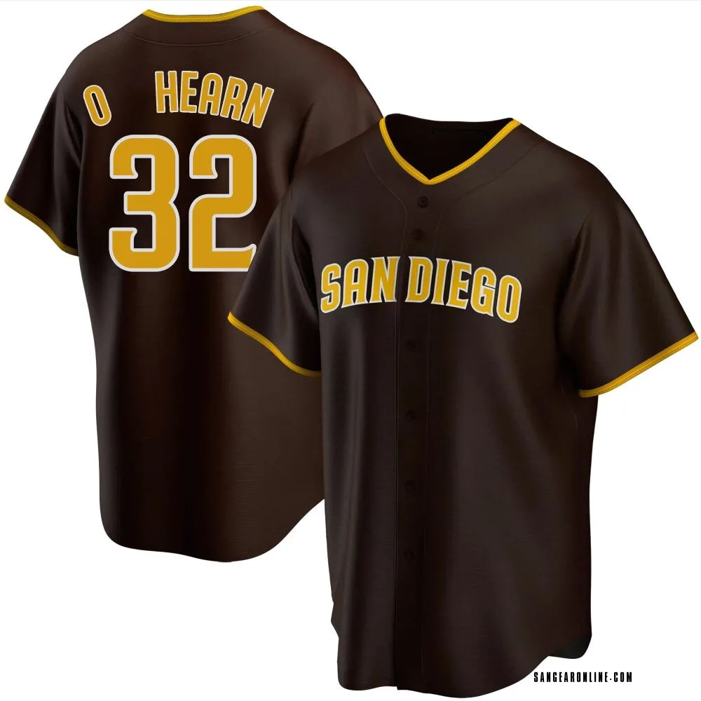 Ryan O'Hearn Youth Replica San Diego Padres Brown Road Jersey