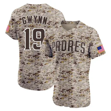 Tony Gwynn Men's Elite San Diego Padres Camo Alternate Vapor Premier Jersey