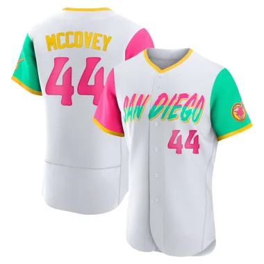 Willie Mccovey Men's Authentic San Diego Padres White 2022 City Connect Jersey