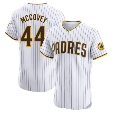 Willie Mccovey Men's Elite San Diego Padres White Home Jersey